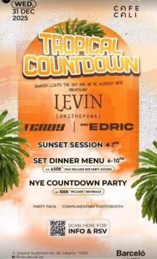 CAFE CALI JAKARTA - TROPICAL COUNTDOWN