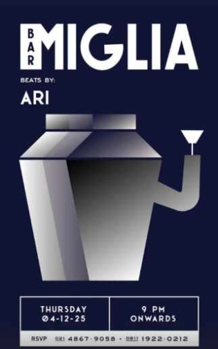 BAR MIGLIA SENOPATI JAKARTA - THURSDAY