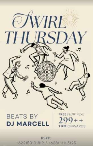 J.SPARROW JAKARTA - SWIRL THURSDAY