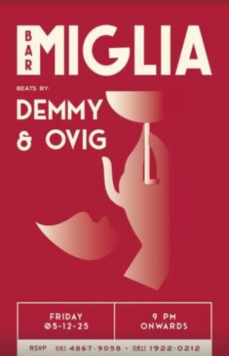 BAR MIGLIA SENOPATI JAKARTA - FRIDAY