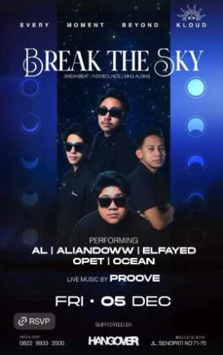 KLOUD SKY DINING & LOUNGE JAKARTA - BREAK THE SKY