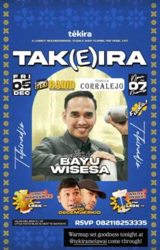 TEKIRA BLOK M JAKARTA - FRIDAY