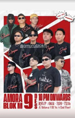 AMORA BLOK M JAKARTA - TUESDAY
