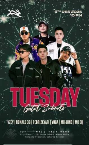 WHITE RABIT GATOT SUBROTO JAKARTA - TUESDAY