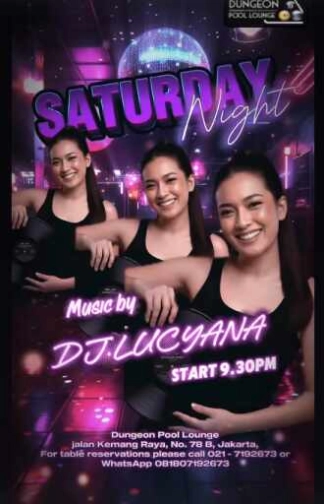 DUNGEON POOL LOUNGE KEMANG JAKARTA - SATURDAY NIGHT
