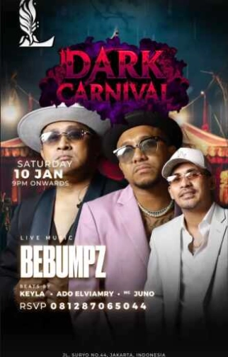 LUFRE BAR & LOUNGE SENOPATI JAKARTA - DARK CARNIVAL