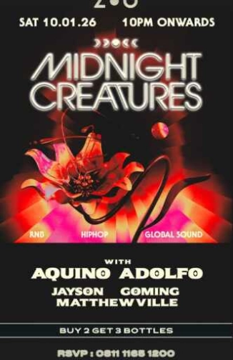 ZOO SCBD JAKARTA - MIDNIGHT CREATURES