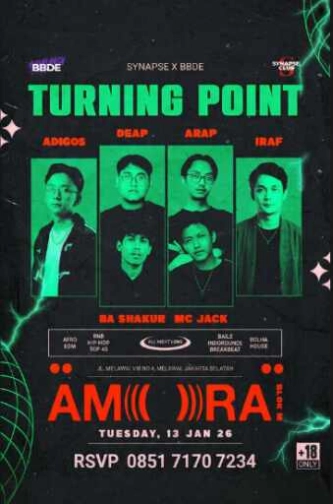 AMORA BLOK M JAKARTA - TURNING POINT