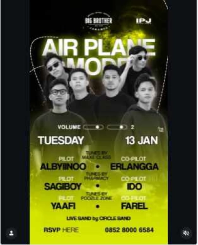 BIG BROTHER KEMANG JAKARTA - AIR PLANE MODE