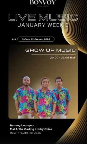 BONVOY LOUNGE KELAPA GADING JAKARTA - TUESDAY