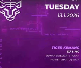 GOLDEN TIGER KEMANG JAKARTA  TUESDAY