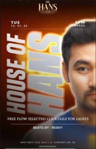 MR HANS BAR SENOPATI JAKARTA - HOUSE OF HANS