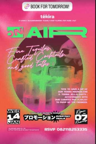 TEKIRA BLOK M JAKARTA - WEDNESDAY