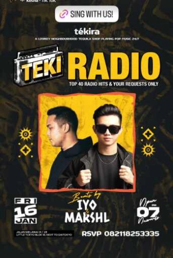 TEKIRA BLOK M JAKARTA - TEKI RADIO