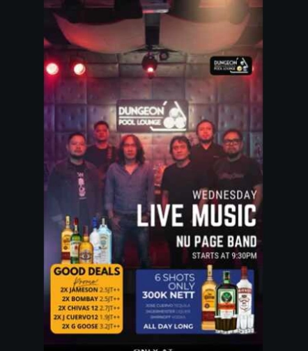 DUNGEON POOL LOUNGE KEMANG JAKARTA - WEDNESDAY