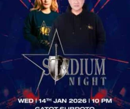 WHITE RABIT GATOT SUBROTO JAKARTA  STADIUM NIGHT