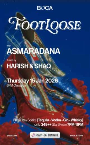 BOCA SETIABUDI JAKARTA - FOOTLOOSE