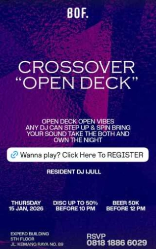 BOF KEMANG JAKARTA - CROSSOVER OPENDECK