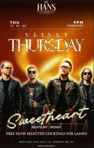 MR HANS BAR SENOPATI JAKARTA - VELVET THURSDAY