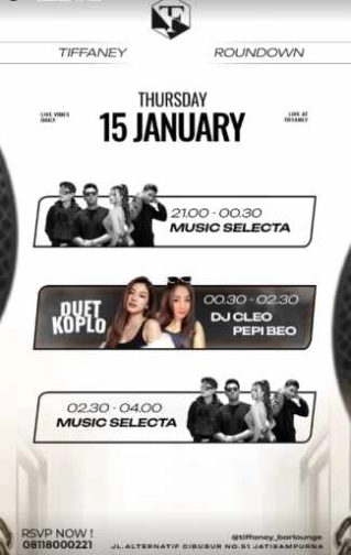 TIFFANEY BAR LOUNGE & KTV BEKASI - THURSDAY