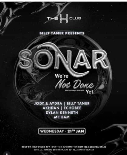 THE H CLUB SCBD JAKARTA - SONAR