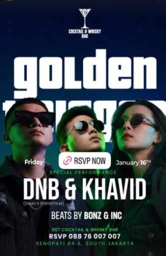 007 COCKTAIL & WHISKY BAR SENOPATI JAKARTA - GOLDEN TRIGGER