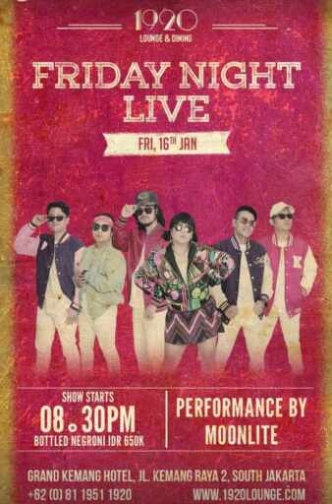 1920 LOUNGE KEMANG JAKARTA - FRIDAY NIGHT LIVE