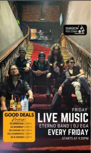 DUNGEON POOL LOUNGE KEMANG JAKARTA - FRIDAY