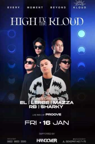 KLOUD SKY DINING & LOUNGE SENOPATI JAKARTA - HIGH IN THE KLOUD