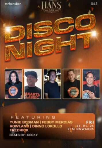 MR HANS BAR SENOPATI JAKARTA - DISCO NIGHT