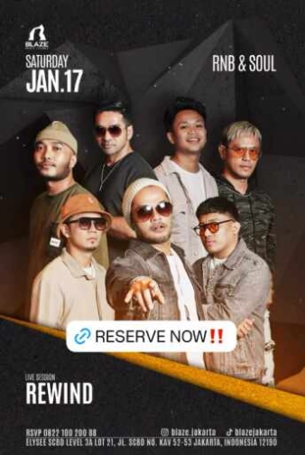 BLAZE SCBD JAKARTA - SATURDAY