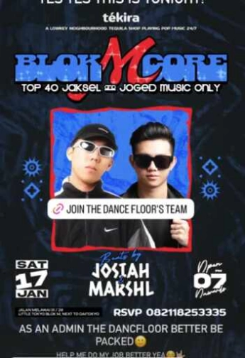 TEKIRA BLOK M JAKARTA - BLOK M CORE