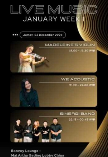 BONVOY LOUNGE KELAPA GADING JAKARTA - FRIDAY