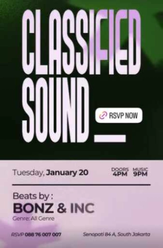 007 COCKTAIL & WHISKY BAR SENOPATI JAKARTA - CLASSIFIED SOUND