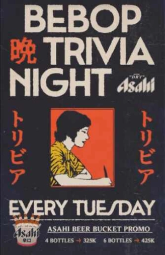 BEBOP JAKARTA - TRIVIA NIGHT