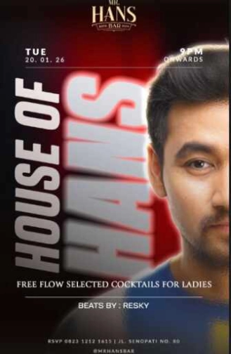 MR HANS BAR SENOPATI JAKARTA - HOUSE OF HANS
