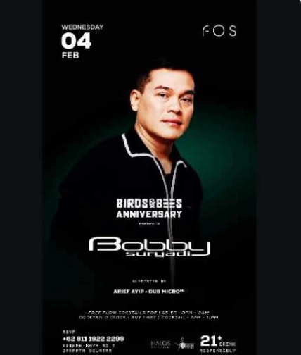 FOS KEMANG JAKARTA - BIRDS BEES ANNIVERSARY