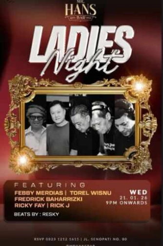 MR HANS BAR SENOPATI JAKARTA - LADIES NIGHT