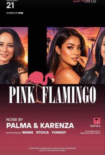 TWO FOLD GUNAWARMAN JAKARTA - PINK FLAMINGO