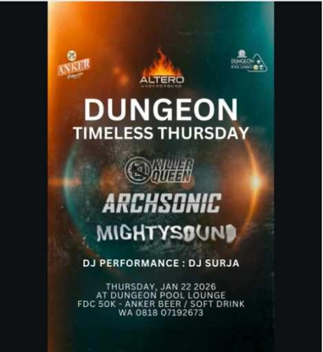 DUNGEON POOL LOUNGE KEMANG JAKARTA - TIMELESS THURSDAY