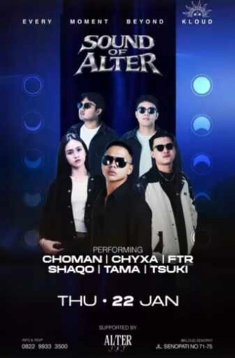 KLOUD SKY DINING & LOUNGE SENOPATI JAKARTA - SOUND OF ALTER