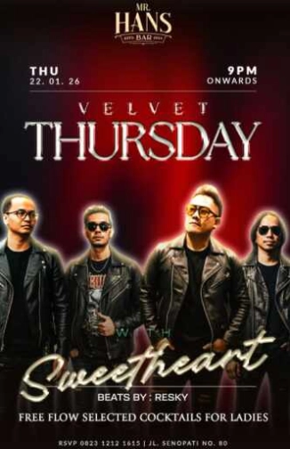 MR HANS BAR SENOPATI JAKARTA - VELVET THURSDAY
