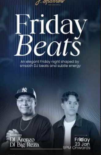 J SPARROW KUNINGAN JAKARTA - FRIDAY BEATS
