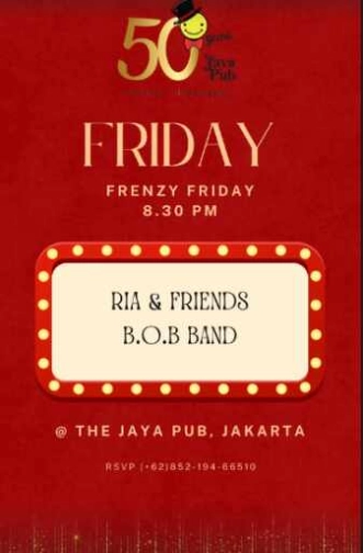 JAYA PUB MENTENG JAKARTA - FRENZY FRIDAY