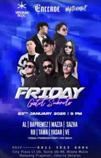 WHITE RABIT GATOT SUBROTO JAKARTA - FRIDAY