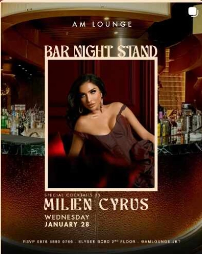 AM LOUNGE SCBD JAKARTA - BAR NIGHT STAND