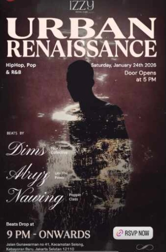 IZZY SOCIAL CLUB GUNAWARMAN JAKARTA - URBAN RENAISSANCE