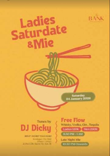 THE BANK KUNINGAN JAKARTA - SATURDATE