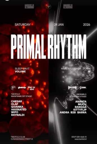TWO FOLD GUNAWARMAN JAKARTA - PRIMAL RHYTHM