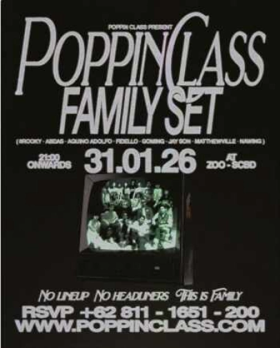 ZOO SCBD JAKARTA - POPPIN CLASS FAMILY SET